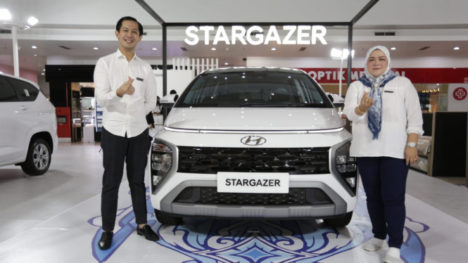 Hyundai Stargazer dipajang di MOG Kota Malang