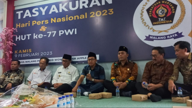 Wali Kota Malang, Sutiaji hadir di acara HPN di Kota Malang