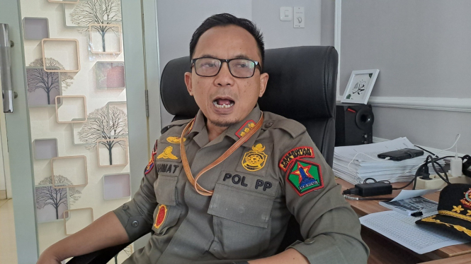 Kepala Bidang Ketenteraman Satpol-PP Kota Malang, Rahmat Hidayat