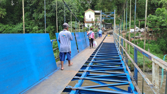 Jembatan penghubung Mergosono dan Bumiayu, Kota Malang