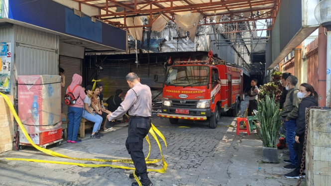 Kondisi terkini kebakaran di Malang Plaza
