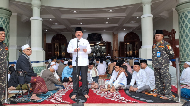 Menteri ATR/BPN di Masjid Agung Jami' Malang.