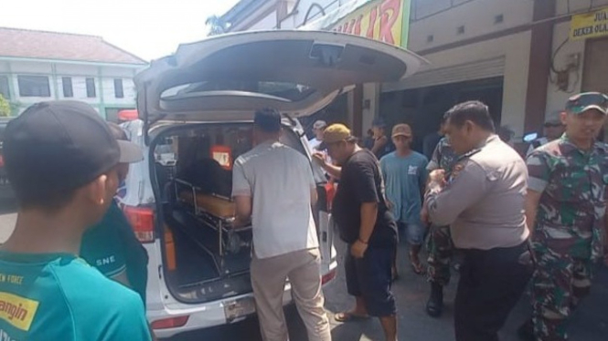 Kondisi korban saat dievakuasi ke RS PKU Muhammadiyah