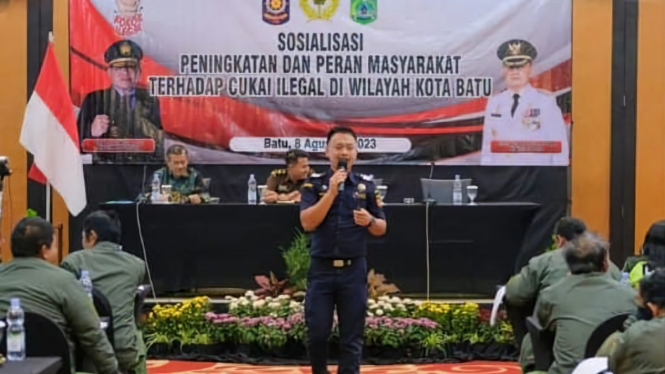 Sosialisasi Gempur Rokok Ilegal.