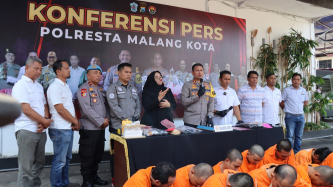 Satres Narkoba Polresta Malang Kota berhasil meringkus 26 orang