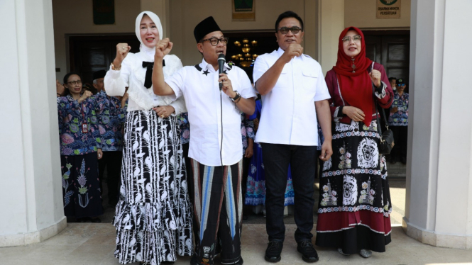Wali Kota Malang Sutiaji dan Wakil Wali Kota Malang Sofyan Edi