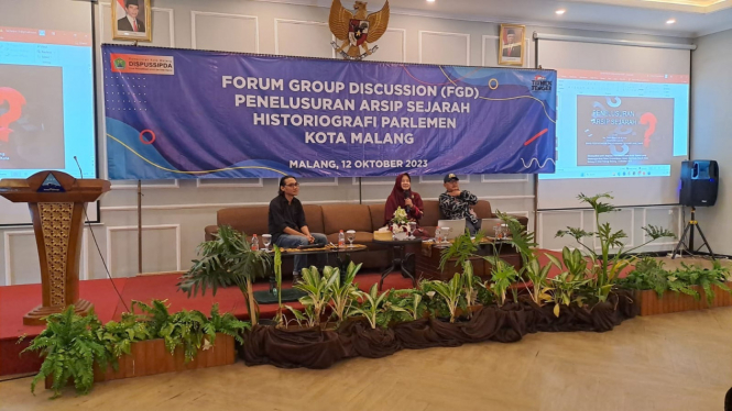 FGD Penelusuran Arsip Sejarah Historiografi Parlemen Kota Malang
