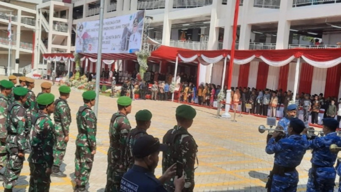 Upacara memperingati Hari Jadi ke 22 Kota Batu.