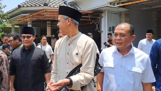Ketua DPC PDIP Kota Malang bersama Ganjar Pranowo