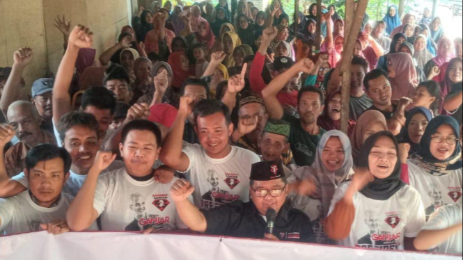Relawan sahabat Ganjar Pranowo Jombang, saat sosialisasi
