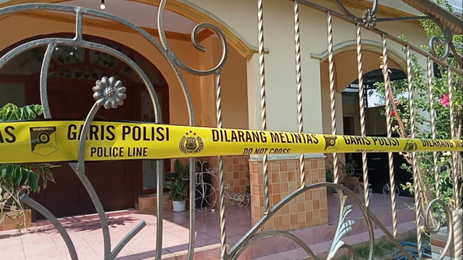 TKP ibu rumah tangga di Pasuruan ditemukan tewas.