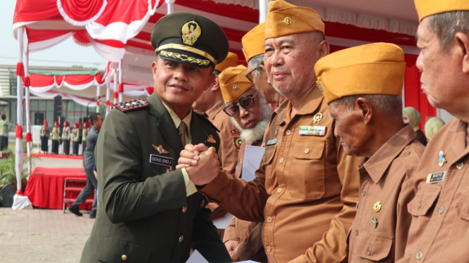 Ngadri ikuti upacara hari p Pahlawan Nasional di Pemkab Jombang.