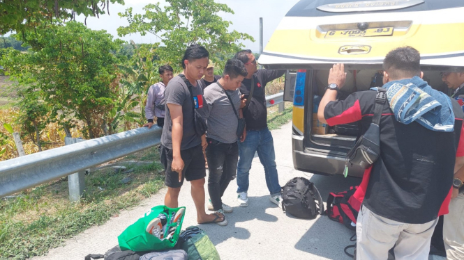 Penangkapan pelaku pencurian di Tol Gempol, Pasuruan