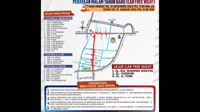 Flyer rekayasa arus lalu lintas.