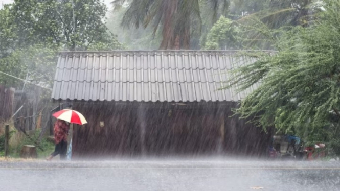 Ilustrasi. Hujan di Kabupaten Malang dan Kota Batu