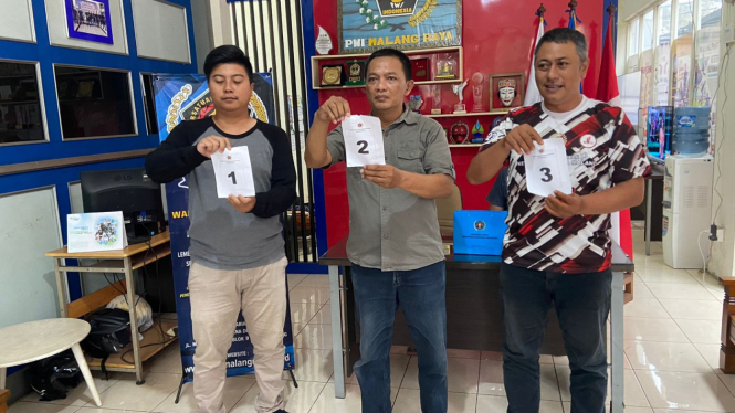 3 Kandidat calon ketua PWI Malang Raya