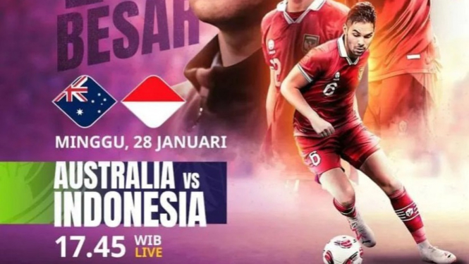 Live streaming Australia vs Indonesia di RCTI+