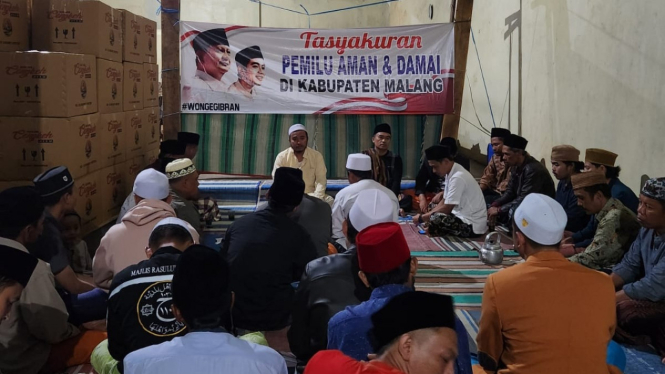 Tasyakuran dan doa bersama kemenangan Prabowo-Gibran