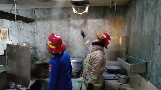 Kebakaran akibat LPG 3 kilogram meledak di Kota Malang