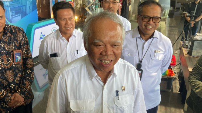 Menteri PUPR Basuki Hadimuljono di Malang