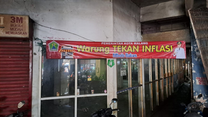 Warung Tekan Inflasi Mbois Ilakes di Pasar Besar tutup
