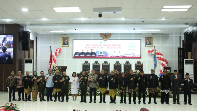 Rapat paripurna istimewa peringati HUT ke-110 Kota Malang