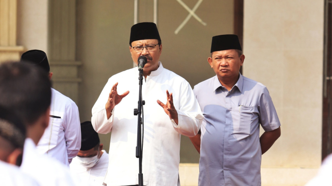 Wali Kota Gus Ipul memimpin apel Satpol PP Kota Pasuruan