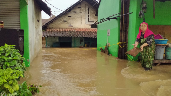 Banjir luapan Sungai Welang Pasuruan
