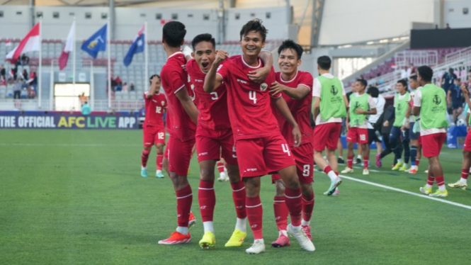 Indonesia U23 menang 1-0 atas Australia U23 di Piala Asia U23 2024.