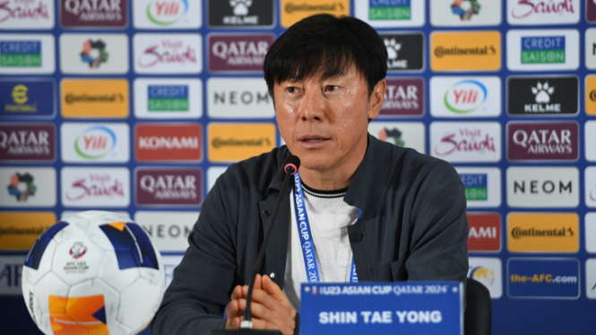 Pelatih Indonesia U23, Shin Tae-yong.
