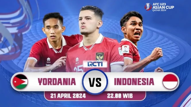 Live Streaming Yordania U23 vs Indonesia U23 di Piala Asia U23 2024.