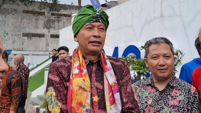 Penjabat Wali Kota Malang, Wahyu Hidayat saat di MCC