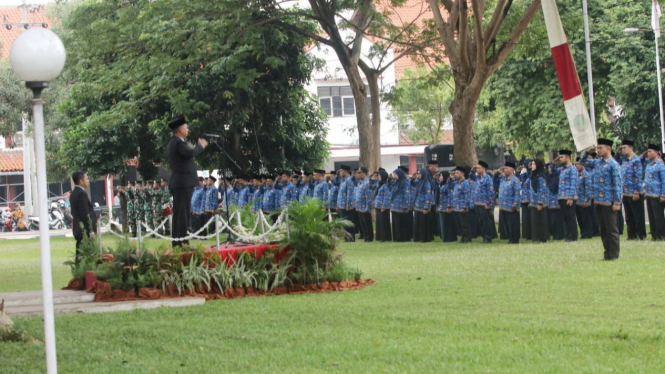 Upacara Peringatan Hari Otonomi Daerah di Pasuruan.