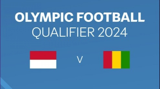 Live Streaming Playoff Olimpiade 2024 antara Indonesia vs Guinea.