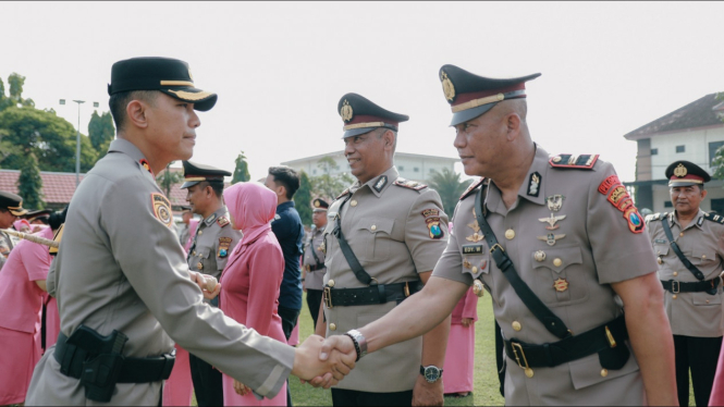 Sertijab Pejabat Utama di Polres Jombang