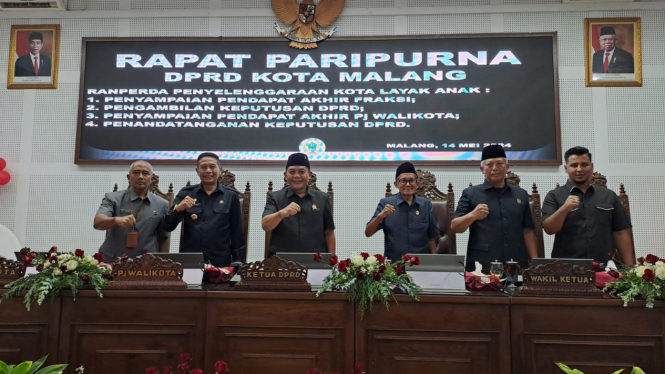 Usai pengesahan Perda Kota Layak Anak di DPRD Kota Malang