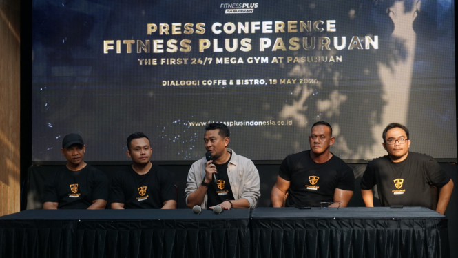 Press Conference Fitness Plus Indonesia saat buka cabang di Pasuruan