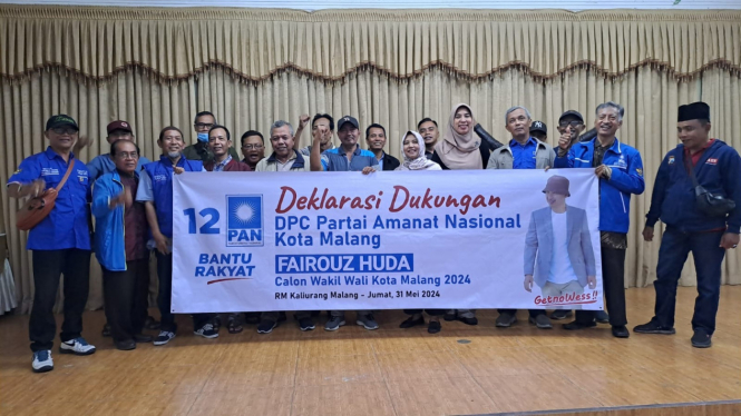 5 DPC PAN Kota Malang Deklarasi Dukung Fairouz Huda