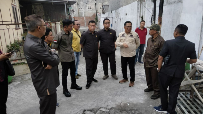 DPRD Kota Malang saat melakukan peninjauan di Sigura-gura Residence
