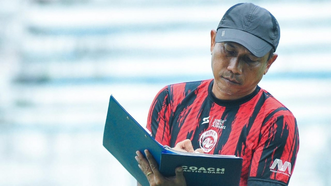 Eks pelatih Arema FC, Widodo Cahyono Putro.