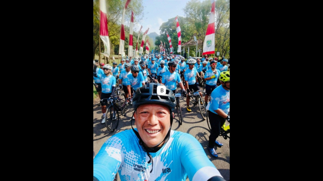 Asmualik ikut gowes di Tour de Panderman 2024