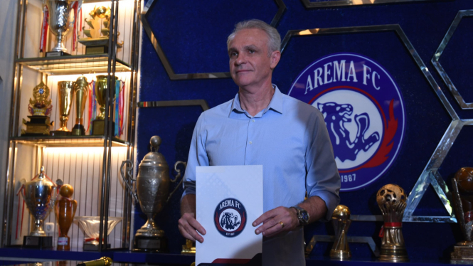 Pelatih Arema FC, Joel Cornelli.