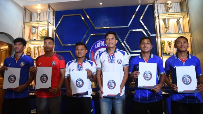 6 pemain lokal rekrutan baru Arema FC