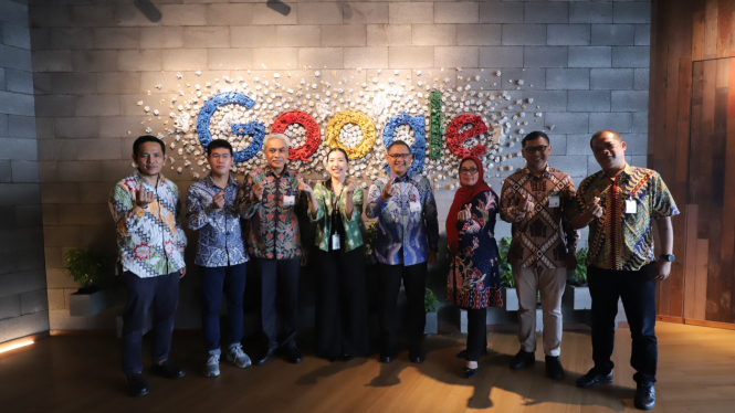 Kedatangan ke kantor Google Indonesia.