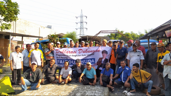 Deklarasi dukungan supir angkot ke Kak Fai