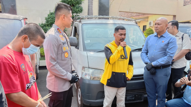 Pelaku spesialis pencurian pick up ditangkap