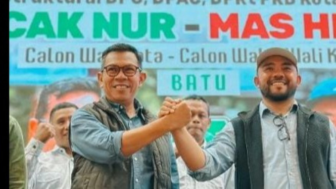 Cak Nur - Heli Suyanto resmi deklarasi pasangan calon di Pilwali 2024