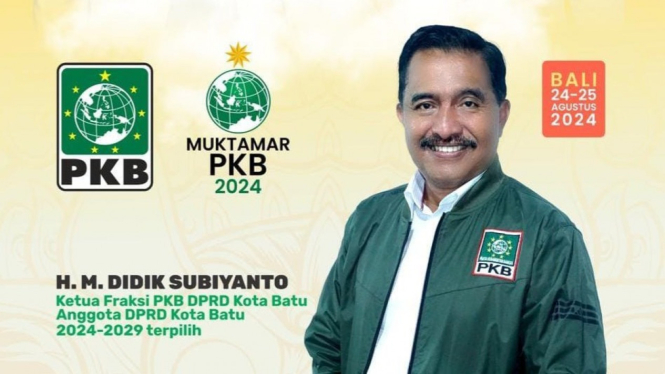 Tokoh PKB Kota Batu, H Didik Subiyanto.