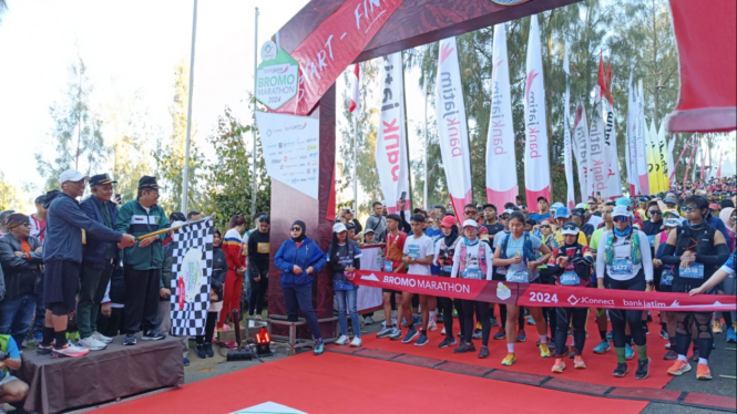 Kemeriahan Bromo Marathon 2024