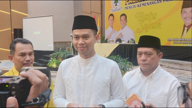 Rapat konsolidasi Partai Golkar untuk Paslon Guru